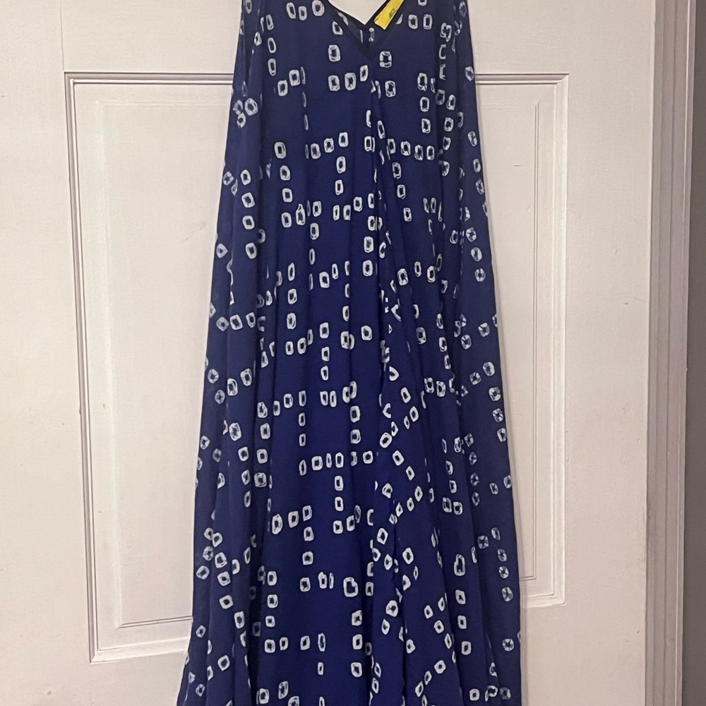 Roller Rabbit Navy and White Patterned Dress